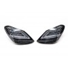 Задние фонари Black (2 шт) для Mercedes C-сlass W205 2014-2021 - 64016-11