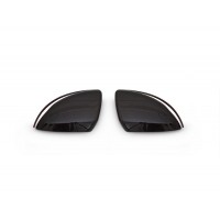Накладки на зеркала (2 шт, карбон) для Mercedes C-сlass W205 2014-2021