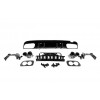 Задний диффузор с насадками (Дизайн C43) для Mercedes C-сlass W205 2014-2021 гг