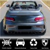 Спойлер (Кабриолет, Карбон) для Mercedes C-class W205 2014-2021 гг