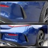 Накладки на Задний Бампер V1 (для Coupe/Cabriolet Base/AMG-Line/C43 AMG 2015-2019, Карбон) для Mercedes C-class W205