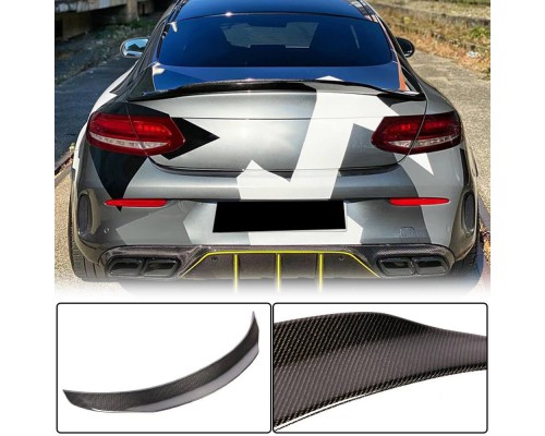 Спойлер V4 (для Coupe 2015-2019, Карбон) для Mercedes C-class W205