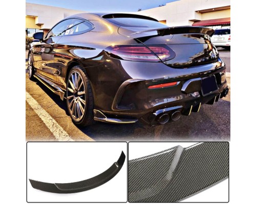 Спойлер V10 (для Coupe 2015-2019, Карбон) для Mercedes C-class W205