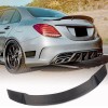 Спойлер V1 (для SD 2015-2019, Карбон) для Mercedes C-class W205