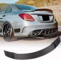 Спойлер V1 (для SD 2015-2019, Карбон) для Mercedes C-class W205