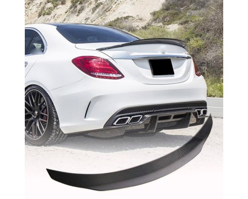 Спойлер V4 (для SD 2015-2021, Карбон) для Mercedes C-class W205