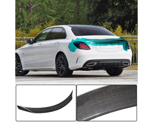 Спойлер V5 (для SD 2015-2021, Карбон) для Mercedes C-class W205