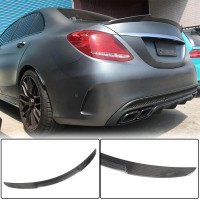 Спойлер V6 (для SD 2015-2021, Карбон) для Mercedes C-class W205