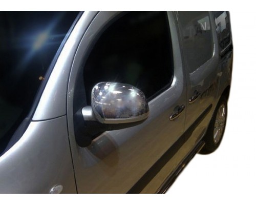 Mercedes Citan 2013+ Накладки на дзеркала (2 шт) OmsaLine - Італійська нержавіюча сталь - 50060-11