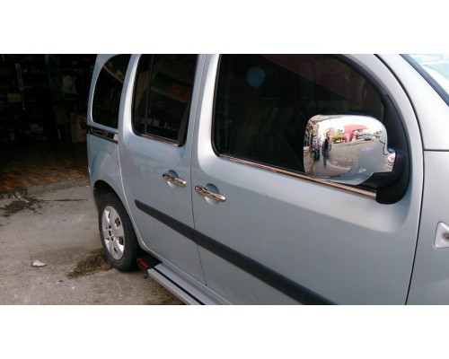 Окантовка стекол (нерж) Передні та задні двері для Mercedes Citan 2013+ - 50711-11
