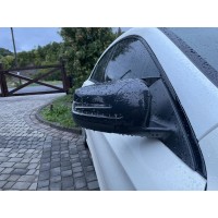 Накладки на зеркала BMW-style (2 шт) для Mercedes CLA C117 2013-2019 гг.