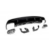 Задний диффузор Black (дизайн CLA45 с насадками) для Mercedes CLA C117 2013-2019 гг