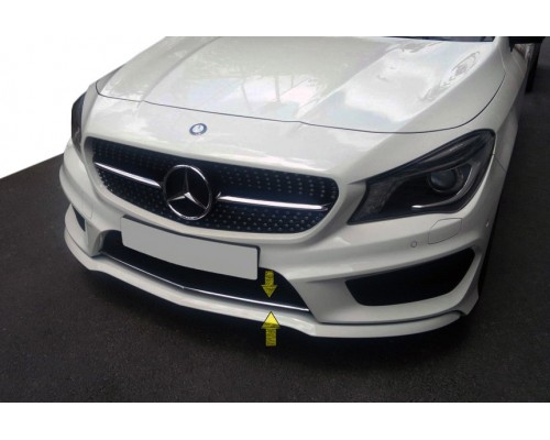 Накладка на решетку бампера (нерж) для Mercedes CLA C117 2013-2019 - 64958-11