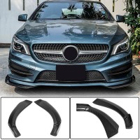 Накладки на передній бампер (для Base SD 2013-2016, Карбон) для Mercedes CLA C117 рр