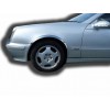 Накладки на арки (4 шт, нерж) для Mercedes CLK W208 1997-2002