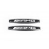 Наклейки на крыла (2 шт, металл) AMG для Mercedes CLK W208 1997-2002 - 68667-11