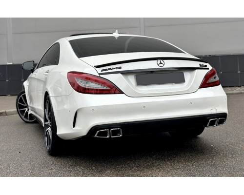 Задний диффузор с насадками (2015-2018, Дизайн CLS63) для Mercedes CLS C218