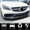 Накладка на передний бампер Lip V1 (для CLS63 AMG SD 2015-2018, Карбон) для Mercedes CLS C218