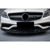 Накладка на передний бампер Lip V2 (для CLS63 AMG SD 2015-2018, Карбон) для Mercedes CLS C218