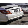 Диффузор заднего бампера для AMG-Line/CLS63 AMG 2011-2014, Карбон для Mercedes CLS C218