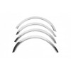 Накладки на арки (4 шт, нерж) для Mercedes E-сlass W210 1995-2002 гг. - 80258-11