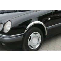 Накладки на арки (4 шт, нерж) для Mercedes E-сlass W210 1995-2002 гг.