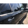 Наружняя окантовка стекол (4 шт, нерж) OmsaLine - Итальянская нержавейка для Mercedes E-сlass W211 2002-2009 - 60847-11