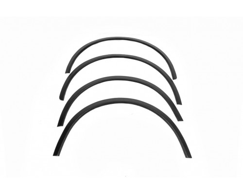 Накладки на арки SD (2009-2013, 4 шт, чорні, ABS-пластик) для Mercedes E-сlass W212 2009-2016 - 81460-11