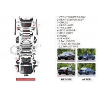 Комплект рестайлинга W213 E63 AMG 2022 (Type-B) для Mercedes E-сlass W212 2009-2016 гг