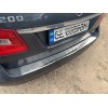 Накладка на задний бампер Carmos (SW, нерж) для Mercedes E-сlass W212 2009-2016 - 60813-11