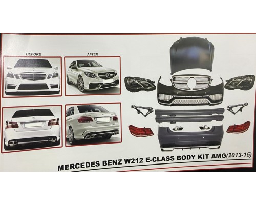 Комплект рестайлінгу AMG E63 для Mercedes E-сlass W212 2009-2016