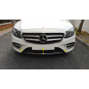 Накладка на передний бампер (нерж) для Mercedes E-сlass W213 2016 +︎ - 57322-11