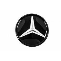 Передняя эмблема под стеклом, черная окантовка a0008881000 для Mercedes E-сlass W213 2016- гг