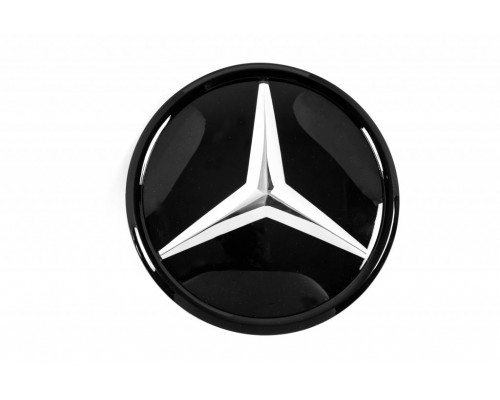 Передняя эмблема под стеклом, черная окантовка a0008881000 для Mercedes E-сlass W213 2016- гг