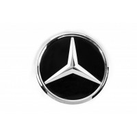 Передняя эмблема под стеклом, хром окантовка a0008881000 для Mercedes E-сlass W213 2016- гг