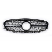Передні грати Diamond Black (2016-2019) З місцем під камеру для Mercedes E-сlass W213 2016 +︎