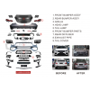 Комплект рестайлинга в AMG E63 2021 года для Mercedes E-сlass W213 2016- гг