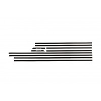 Черные молдинги (вставки) для Mercedes G сlass W463 1990-2018