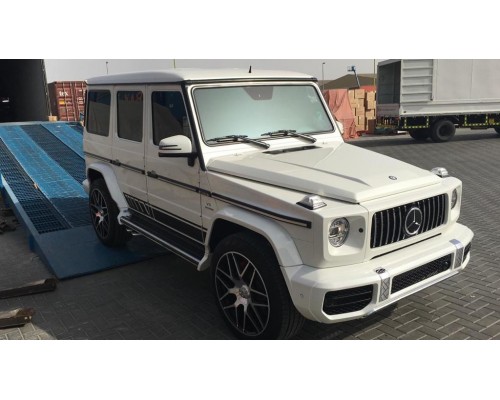 Передний бампер в стиле AMG 2023 года (скорлупа) для Mercedes G сlass W463 1990-2018 гг