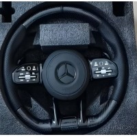 Руль AMG 2018-Style (Карбон -2026 Черные Кнопки, 4pin) для Mercedes G class W463 2018-2024 гг