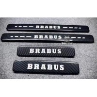 Накладки на пороги BRB-Style (Карбон) для Mercedes G class W463 2018-2024 гг