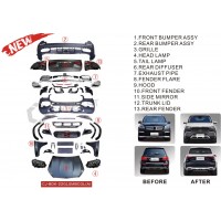 Комплект рестайлинга из X166 в GLS X167 Maybach (Type-A) для Mercedes GL/GLS сlass X166