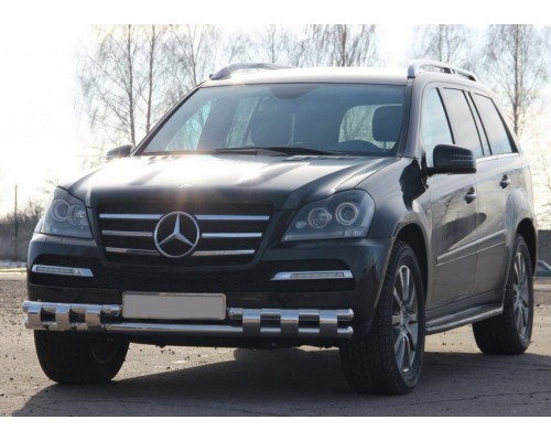 Передня дуга ST015 (нерж.) для Mercedes GL сlass X164
