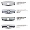Передняя решетка Diamond Silver (2014-2016) для Mercedes GLA X156 2014-2019 - 55357-11