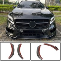 Накладки на передній бампер Flap (для GLA45 AMG 2017-2020) для Mercedes GLA X156 рр