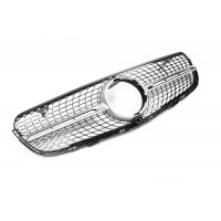 Передні грати 2015-2019 (Diamond Silver) Без місця під камеру для Mercedes GLC coupe C253