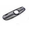 Передні грати 2015-2019 (Diamond Black) З місцем під камеру для Mercedes GLC coupe C253