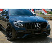 Передняя решетка GT Panamericana Черная (для 2015-2019) для Mercedes GLC coupe C253