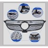 Тюнинг решетка радиатора (Diamond Silver) С местом под камеру для Mercedes GLE coupe C292 2015-2019 - 57140-11