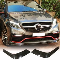 Карбоновые Накладки на Передний Бампер для GLE63 AMG для Mercedes GLE coupe C292 2015-2019 гг